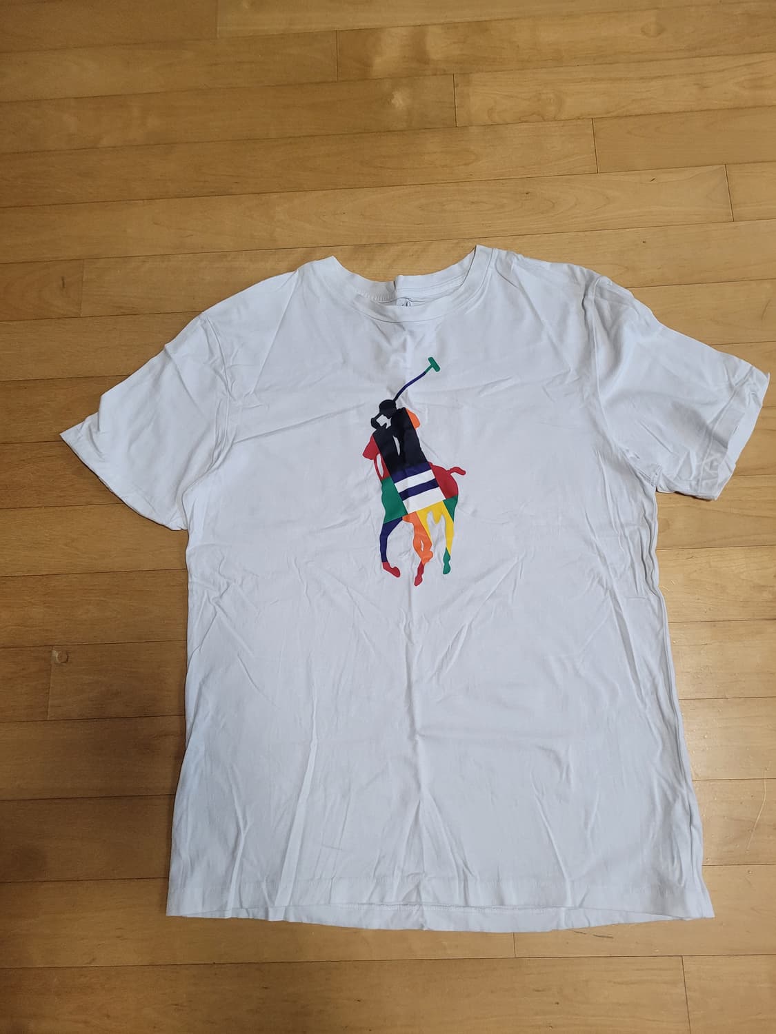 정품 폴로 빅포니 반팔 티셔츠 화이트 상품이미지1