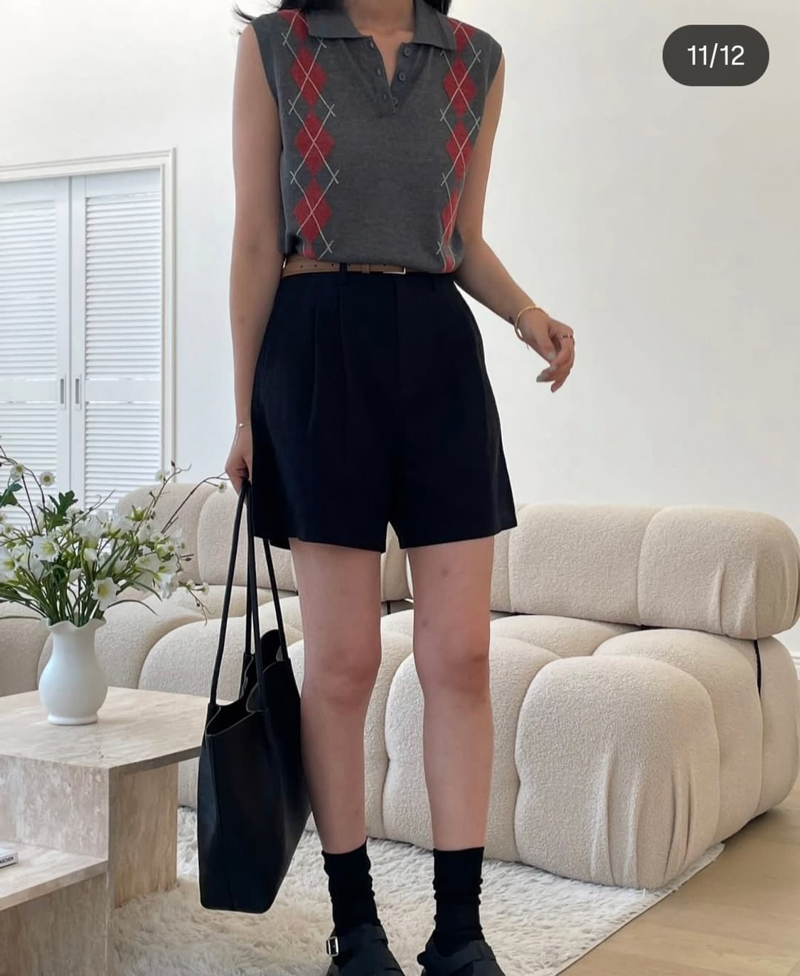 🖤새상품🖤 쏭라벨 가죽 숄더백 상품이미지5