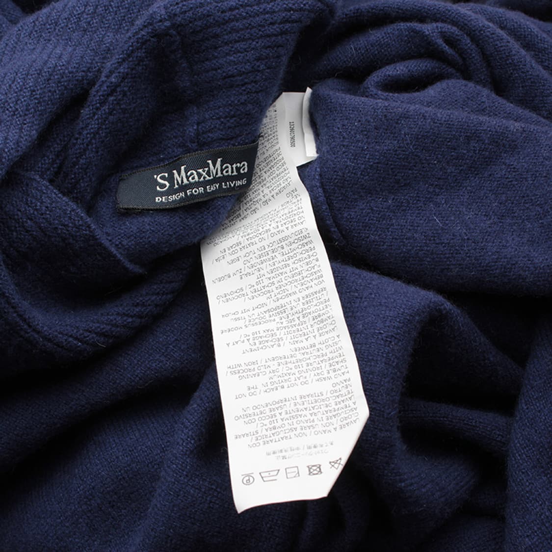 S막스마라 네이비블루 캐시미어 터틀넥 원피스 66 상품이미지3