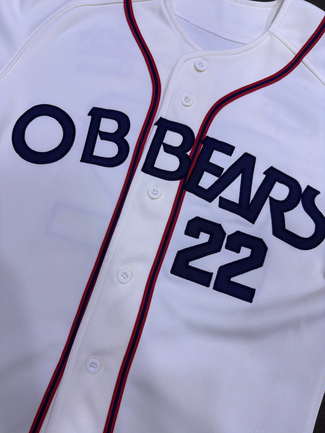 OB베어스 KBO 올드 유니폼 져지 22번 홍성흔 S 상품이미지3