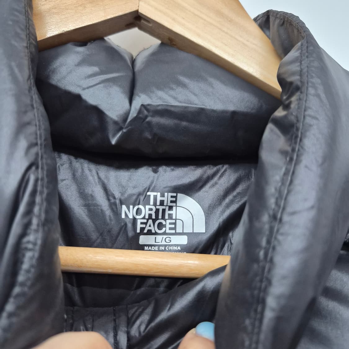 노스페이스 블랙 패딩 점퍼 남성 L 상품이미지4