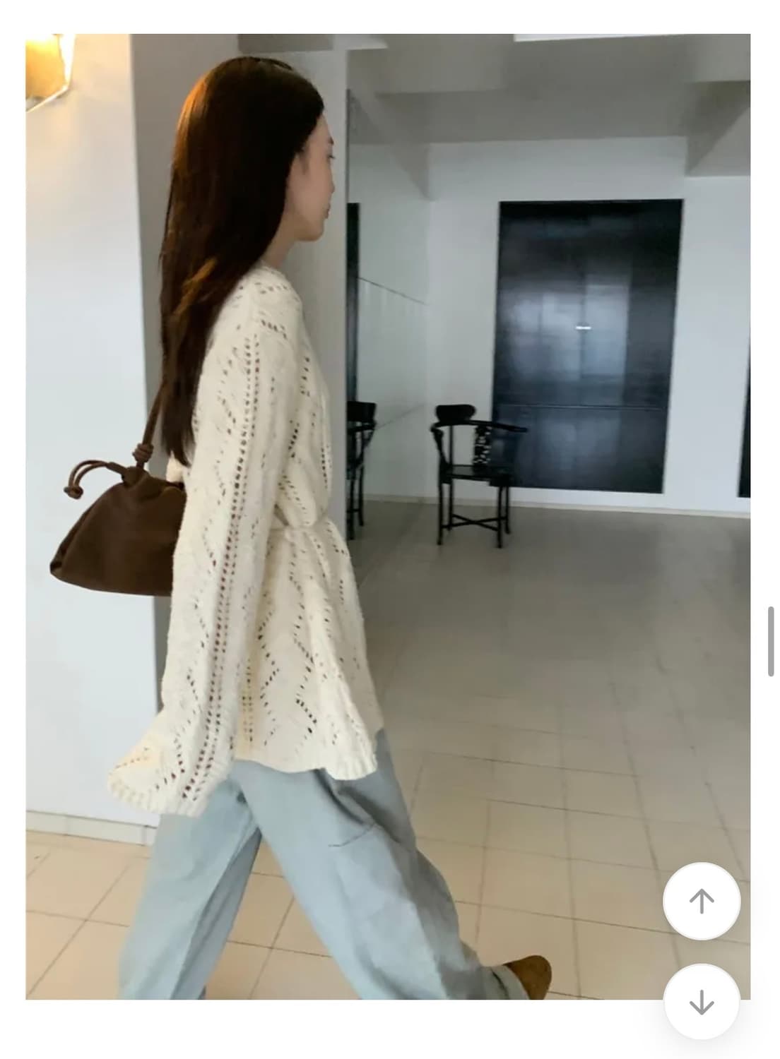 [뉴뉴걸즈 성수] 스트랩 니트 아이보리 상품이미지2