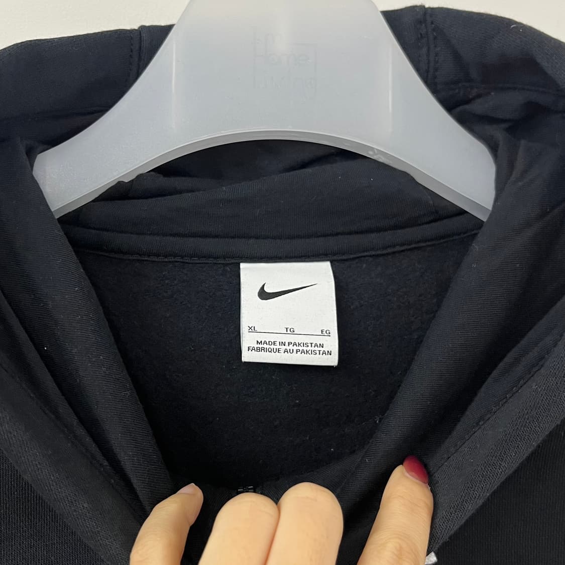 나이키 신형 솔로 스우시 블랙 후드집업 105 상품이미지5