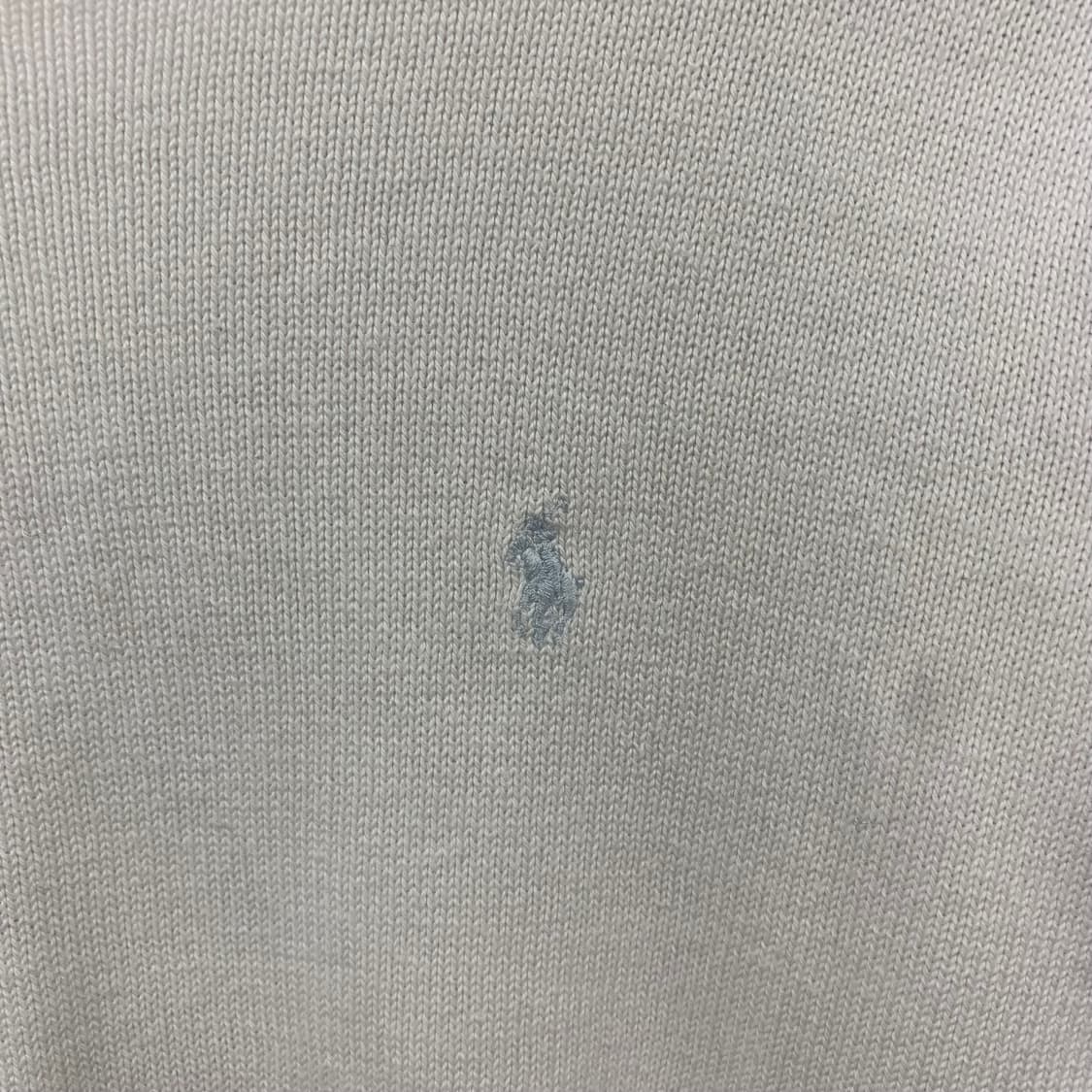 폴로 랄프로렌 화이트 라운드 니트 상품이미지3