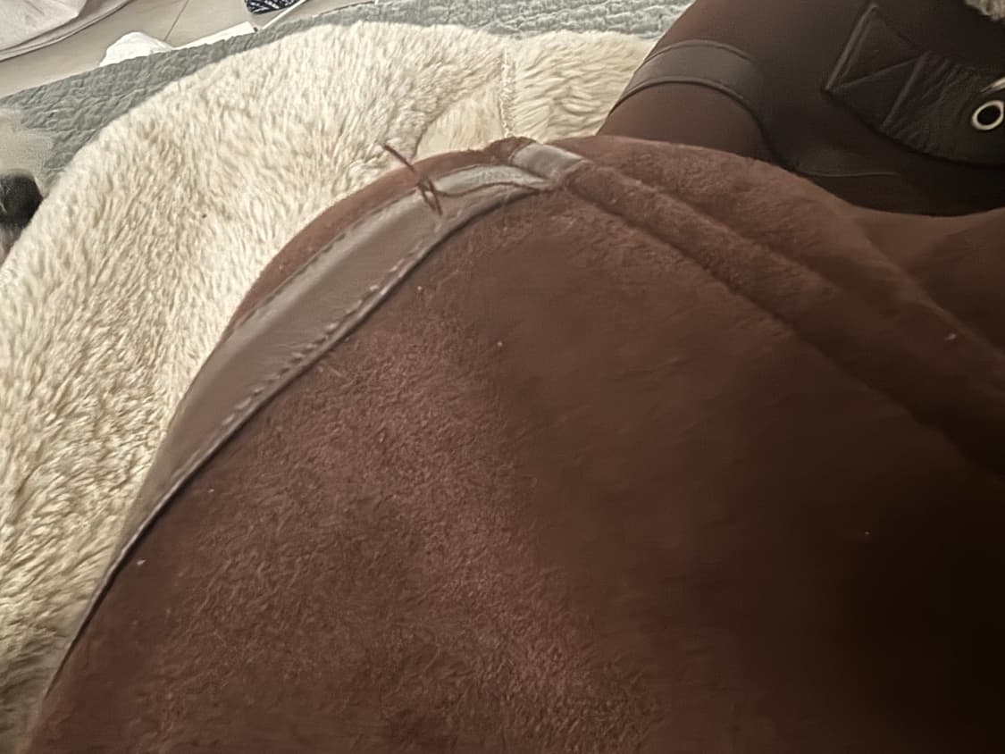 스파오 무스탕 연갈색  상품이미지3