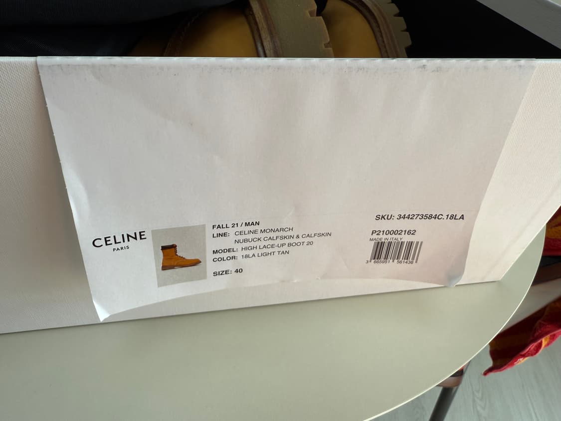 셀린느(Celine) 팀버랜드 스웨이드 워커 부츠 40사이즈 상품이미지5