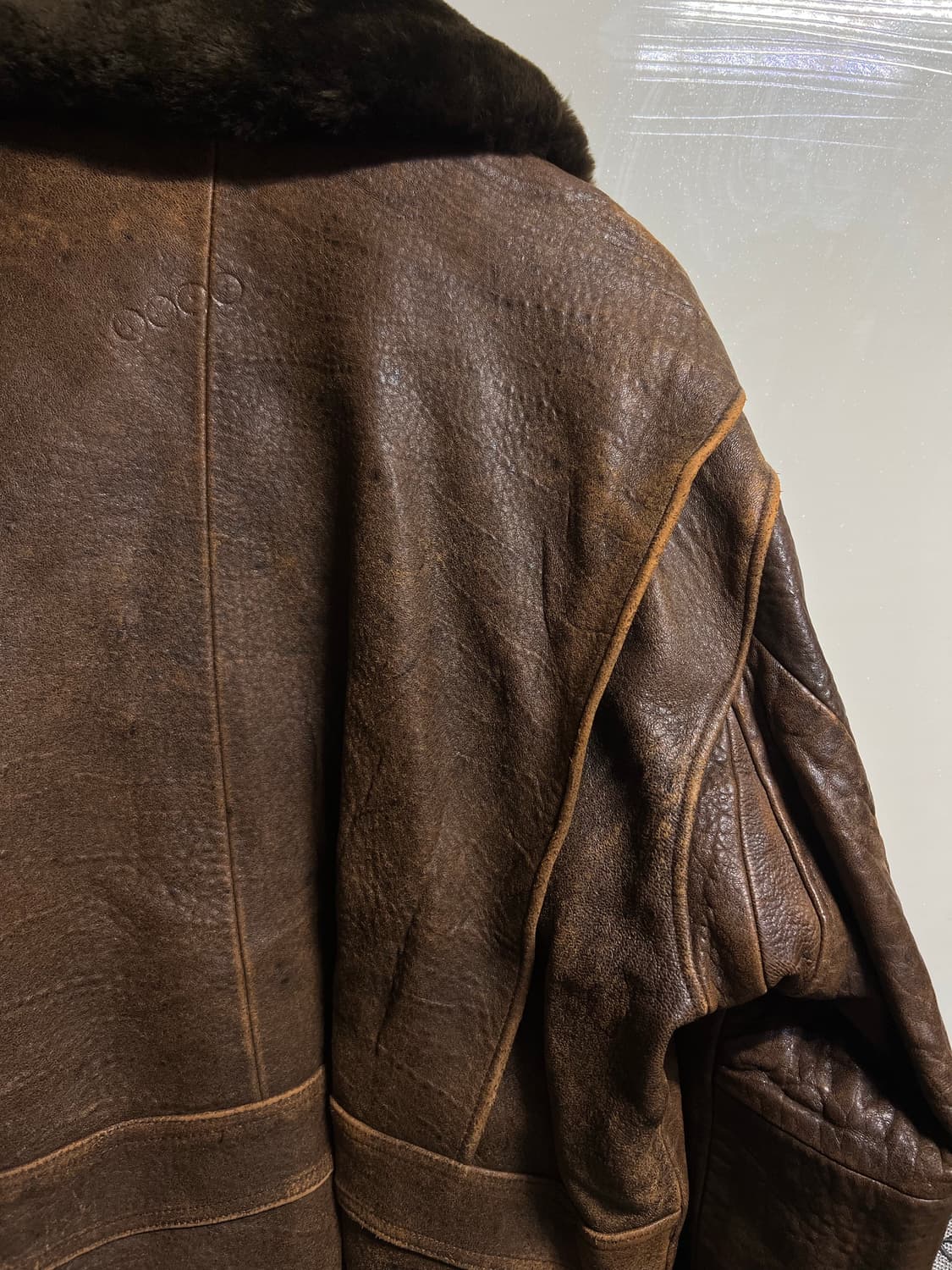 TIME&TIDE FLIGHT 가죽 플라이트 자켓 상품이미지8