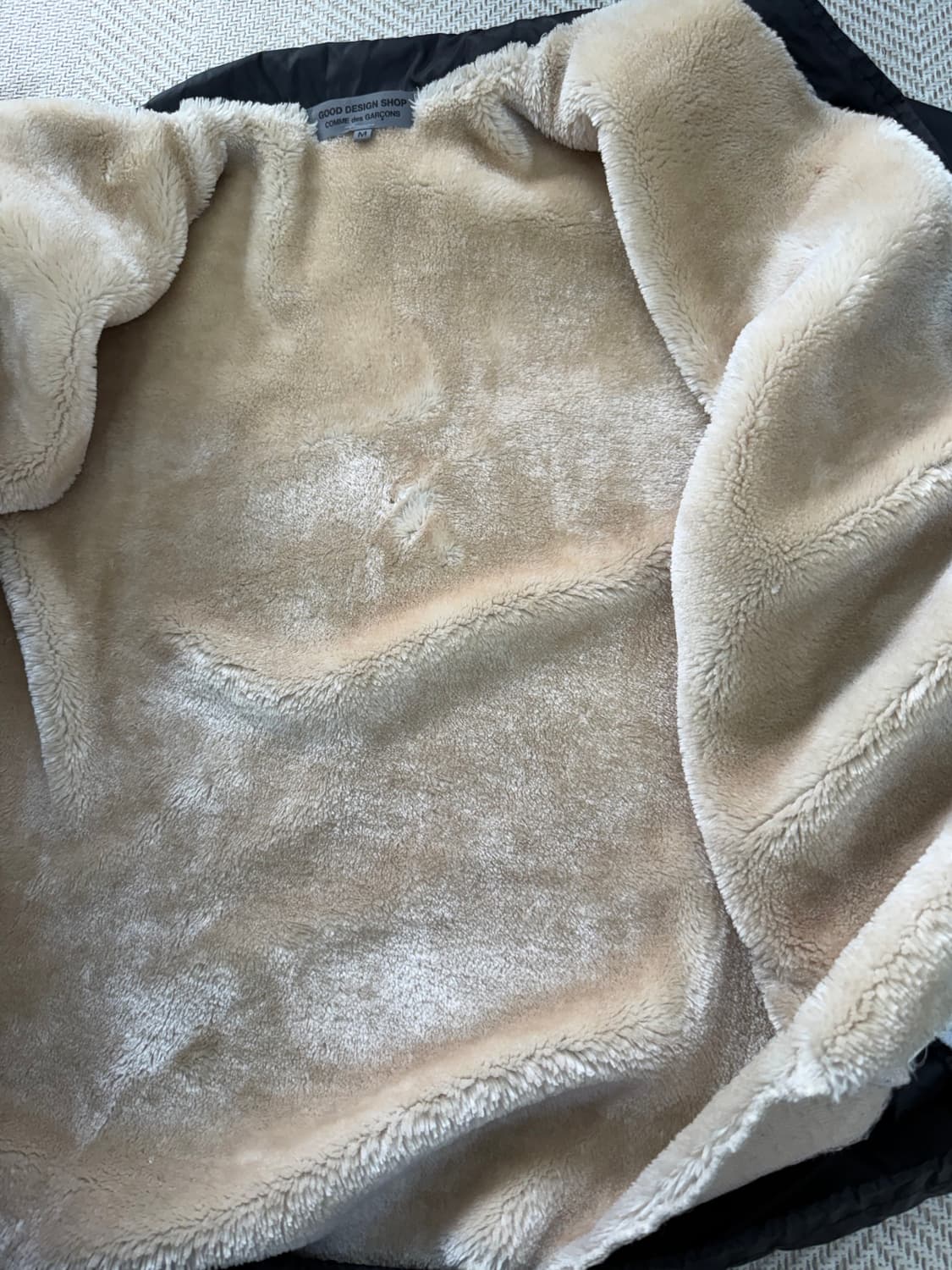 매장판정품) 꼼데가르송 블랙 코치자켓 M  상품이미지6