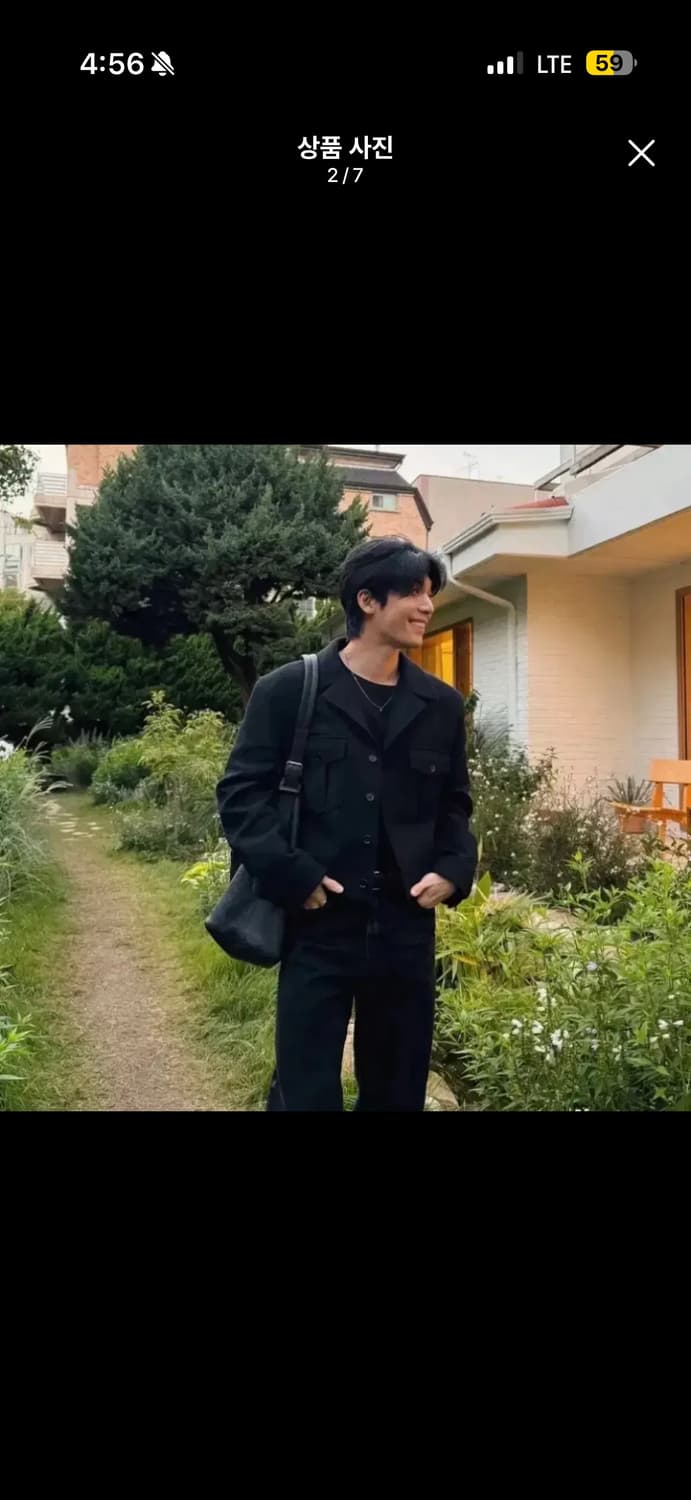 [L] 렉토 카일 밀리터리 울 블렌드 숏 크롭 자켓 상품이미지2