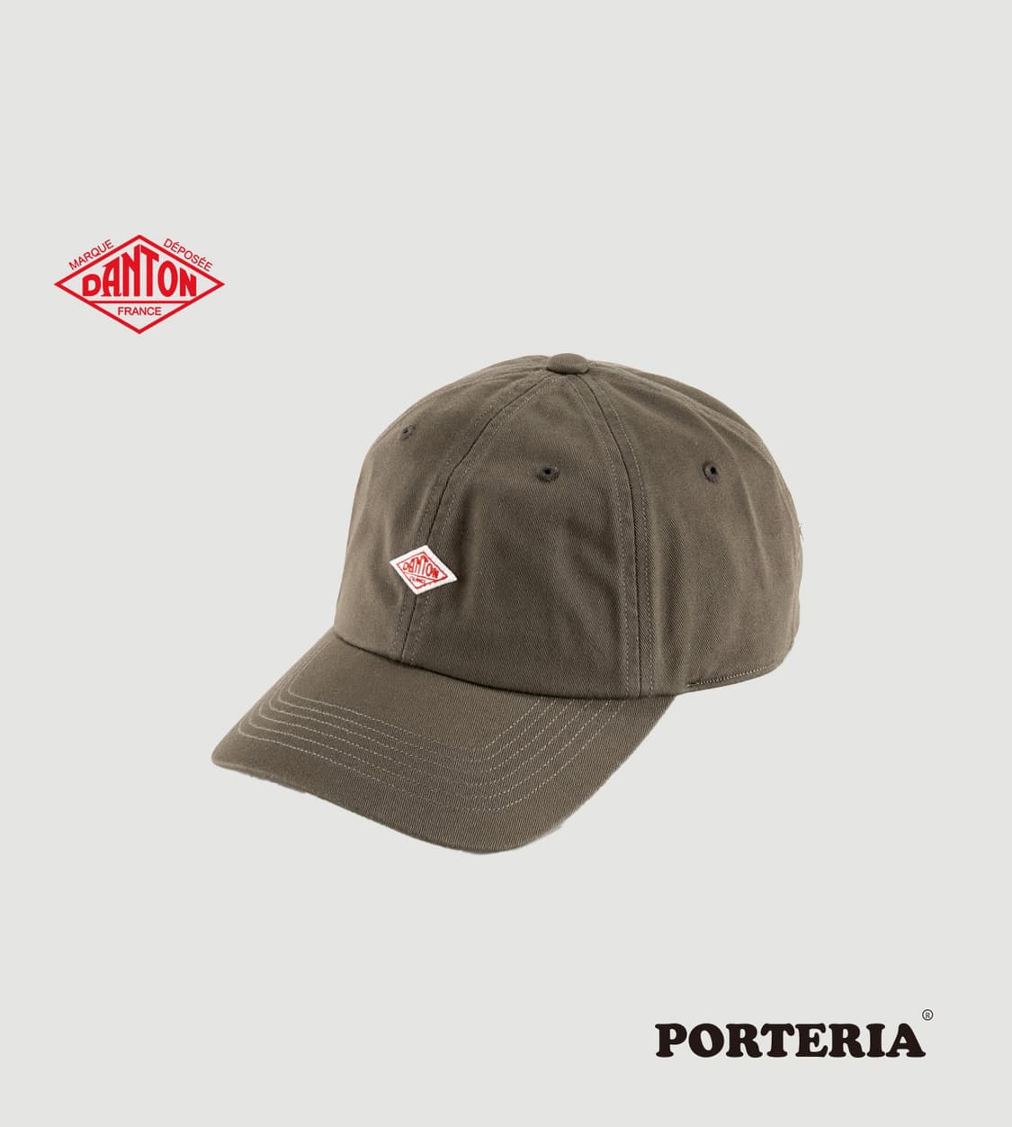 단톤 치노 클로스 6패널 캡 차콜  상품이미지1