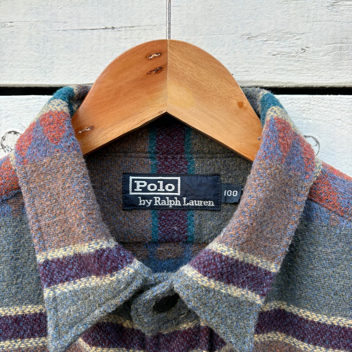 Polo 폴로 나바호 울 셔츠 상품이미지5