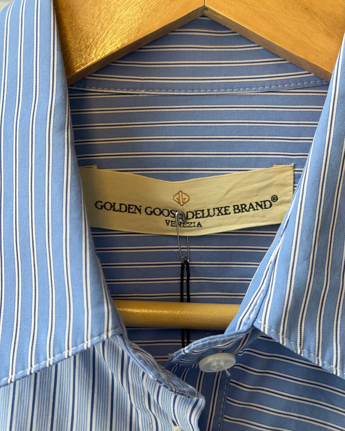 GOLDEN GOOSE DELLIXE UNBALANCED 스트라이프 셔츠 상품이미지8