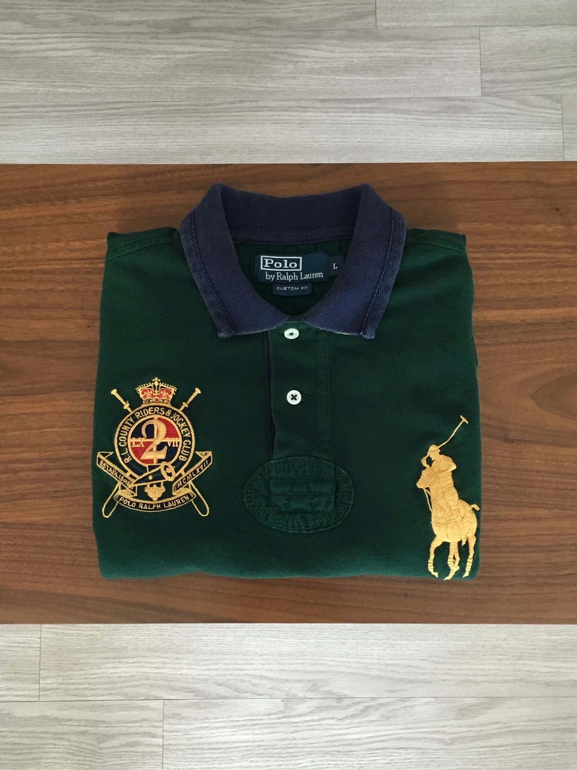 폴로 빅포니 긴팔 럭비티 그린 상품이미지1