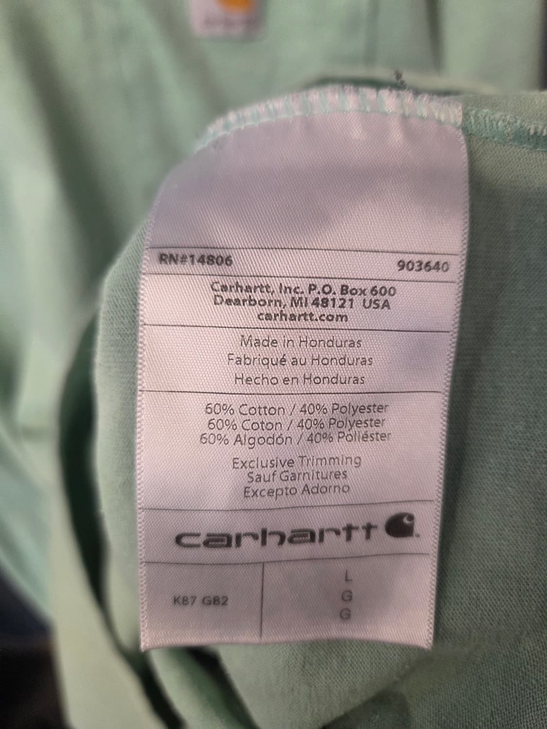 칼하트 반팔티  상품이미지9