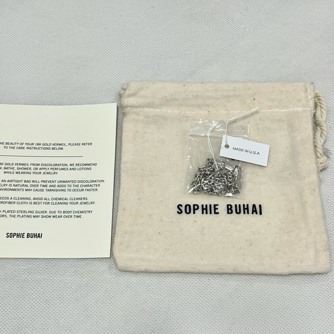 소피부하이 26ss 델리케이트 체인 목걸이/실버 상품이미지4