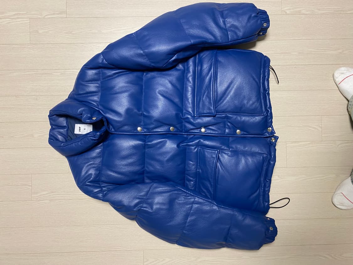 블라인드파일즈 레더 다운 1 블루 상품이미지1