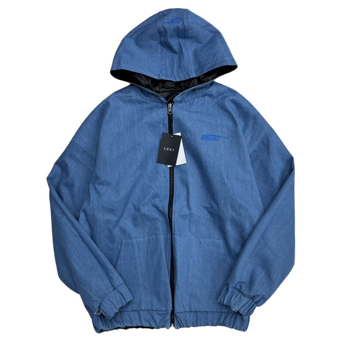 L.E.E.Y 리버시블 가죽 후드자켓 ( 발매가 28만원대 미사용 제품  상품이미지4