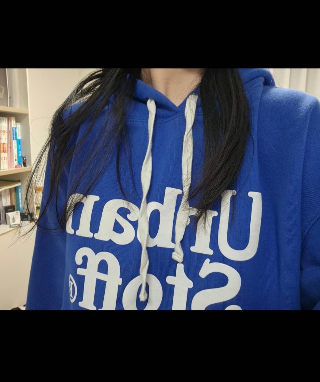 어반스터프 버블 로고 후디 블루 상품이미지1