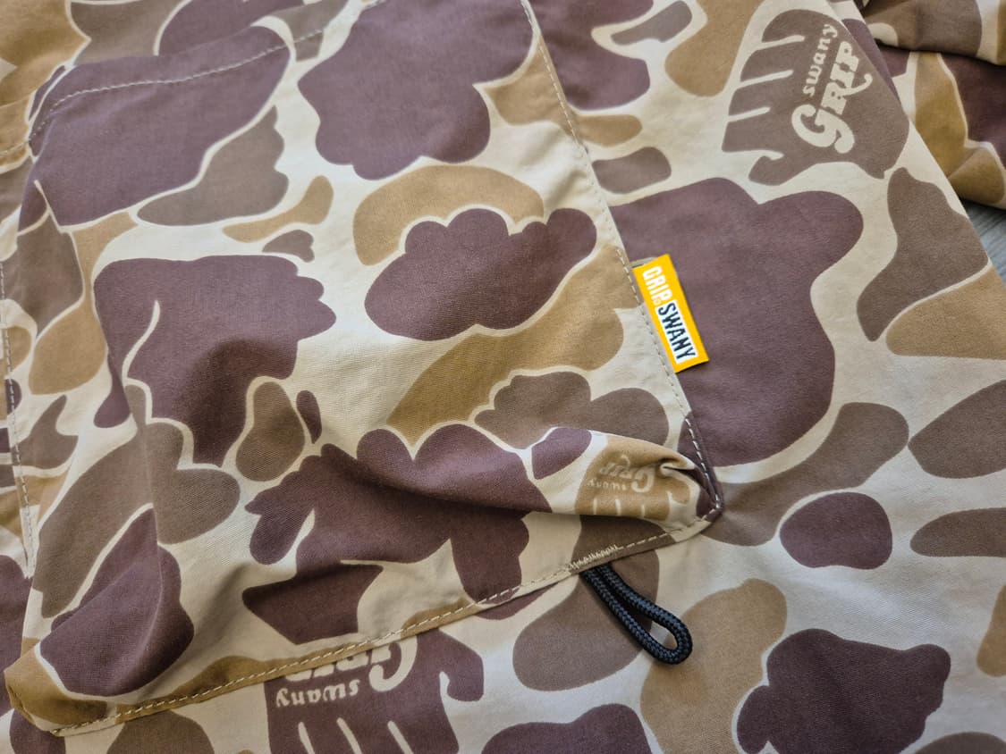 그립스와니 덕카모 나일론 베이스볼 셔츠 상품이미지3