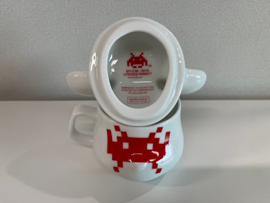 스페이스인베이더 x 메디콤토이 베어머그 베어브릭 상품이미지2