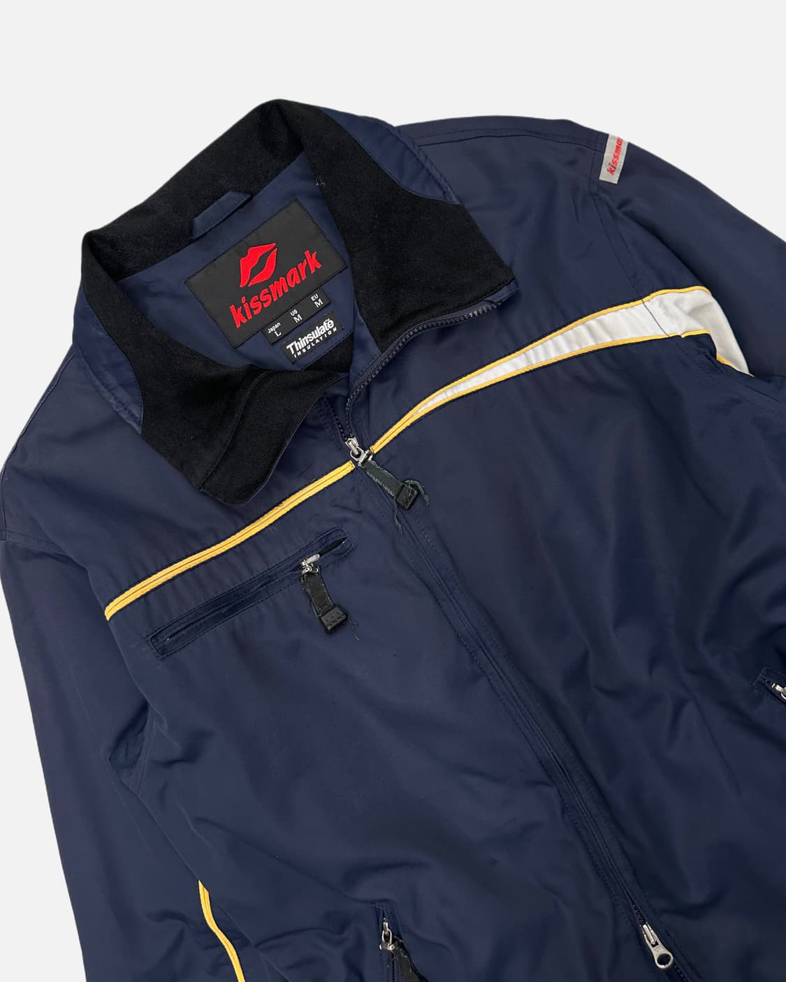 KISSMARK thinsulate navy zip-up jacket 상품이미지3