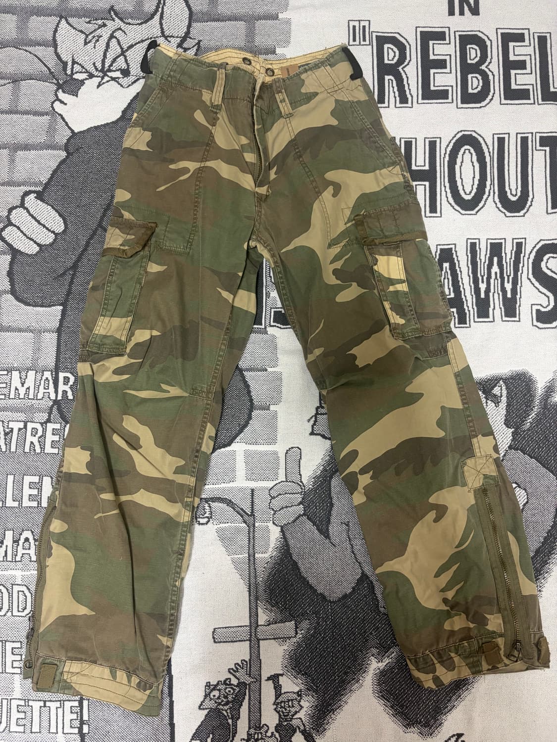 케토하우스 디테일 카모 카고 팬츠 상품이미지2