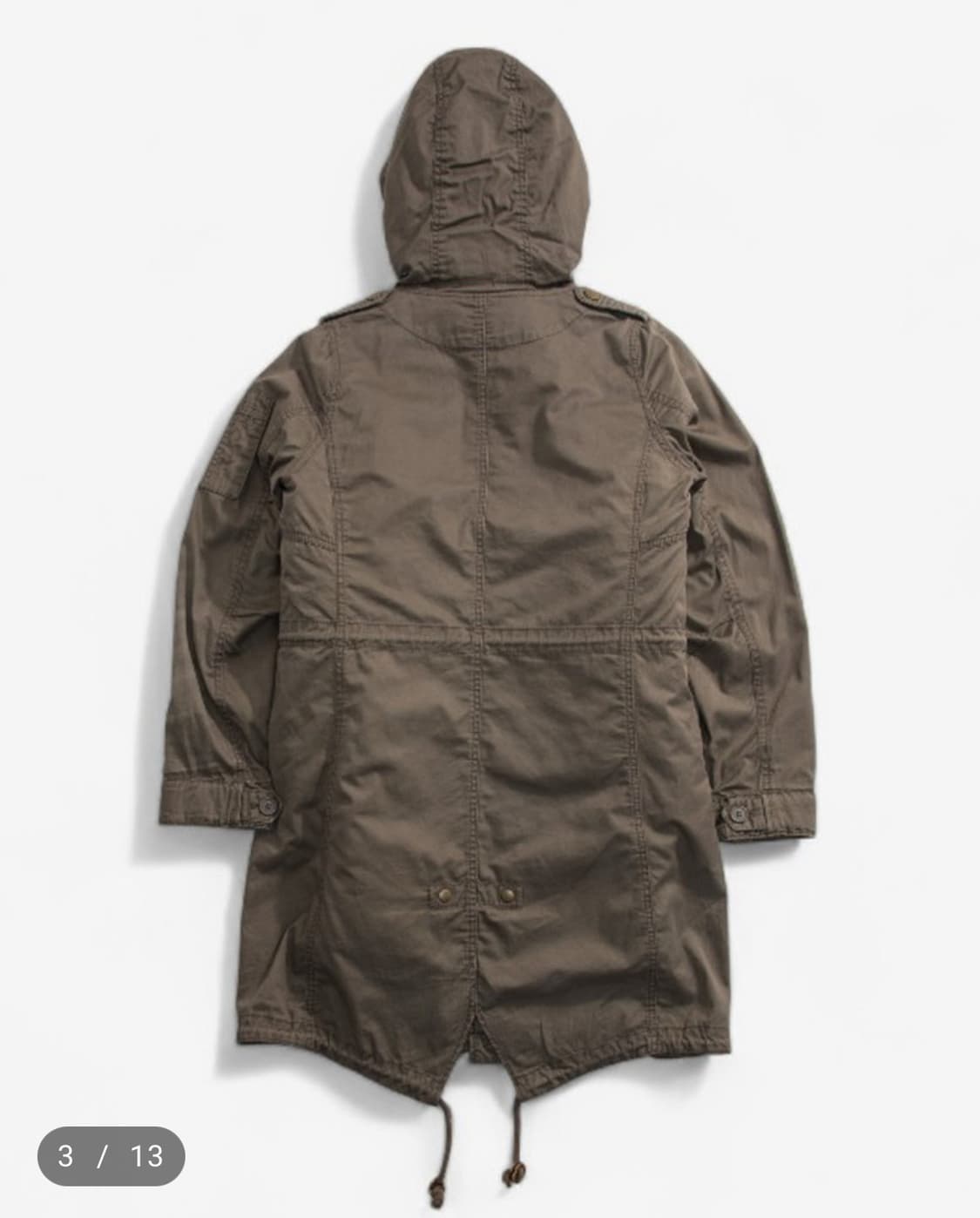 빈티지 카키 야상 상품이미지3