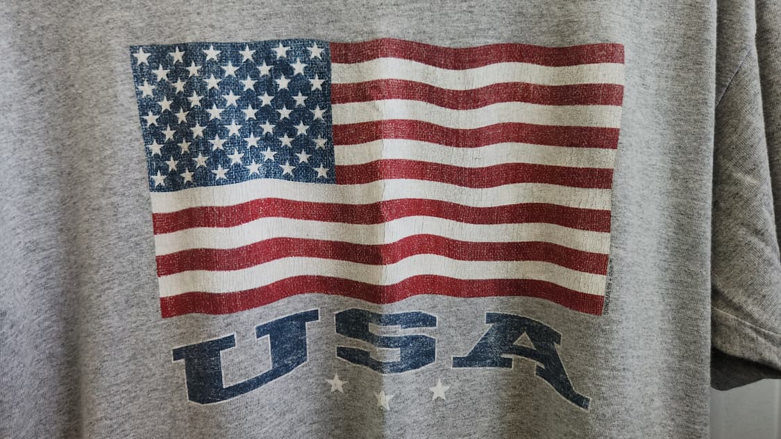 00'S SONOMA VINTAGE USA 성조기 루프휠 반팔티 M사이즈 상품이미지2
