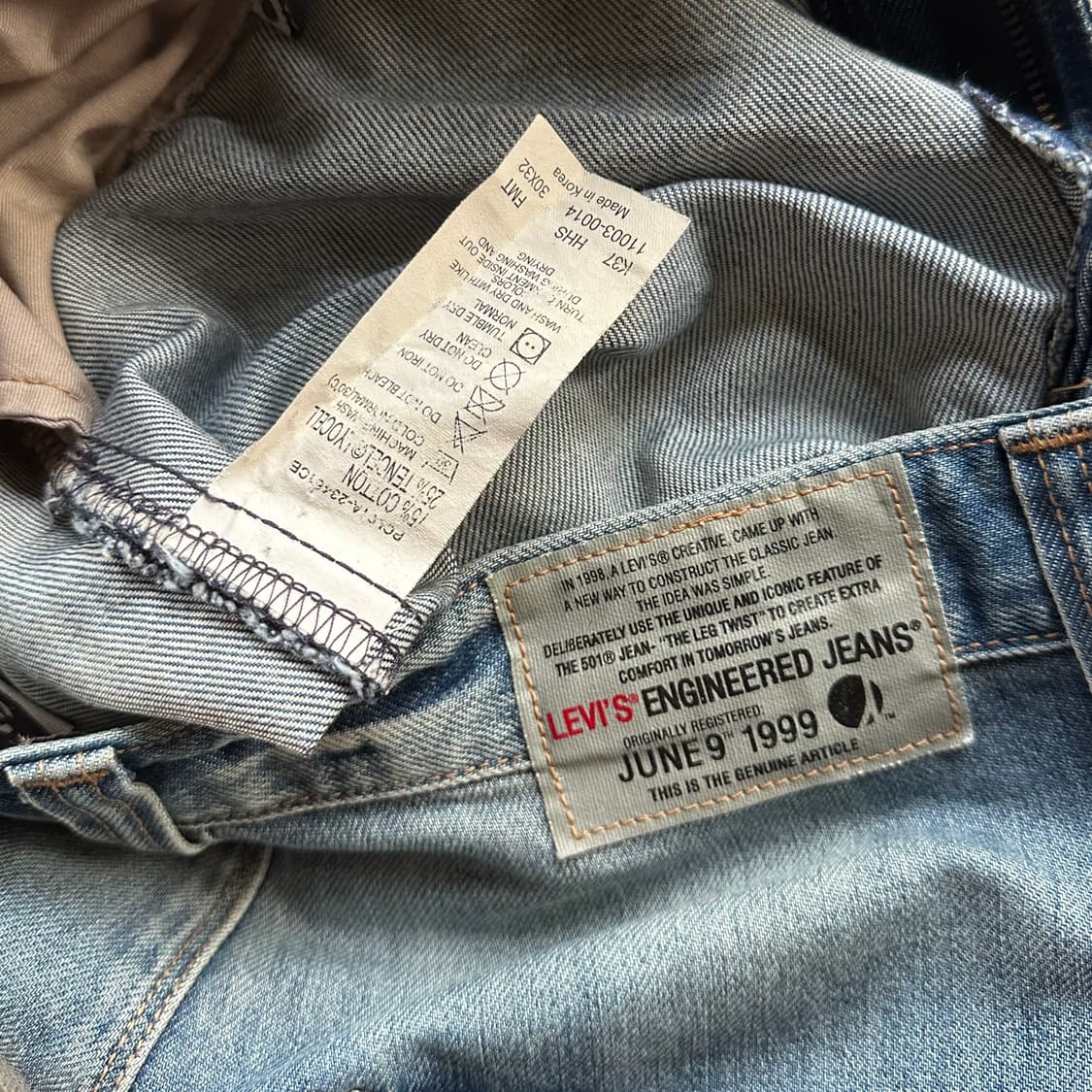 [30인치]리바이스 엔지니어드 데님 팬츠 상품이미지10