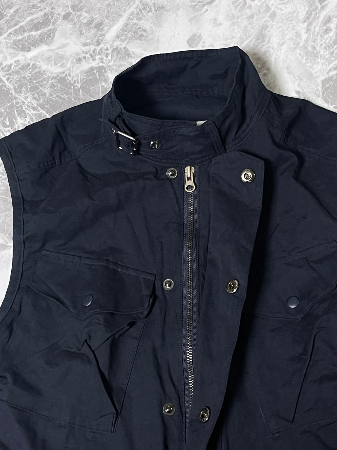 highneck zip up vest 상품이미지2