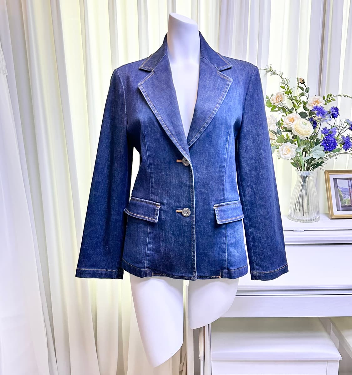 버버리 데님 블레이저 40 상품이미지1