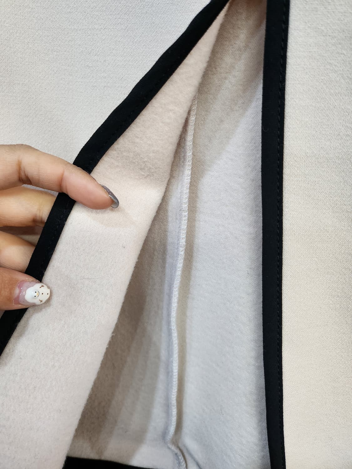 340) 여성 앞트임 기모 스커트 상품이미지3