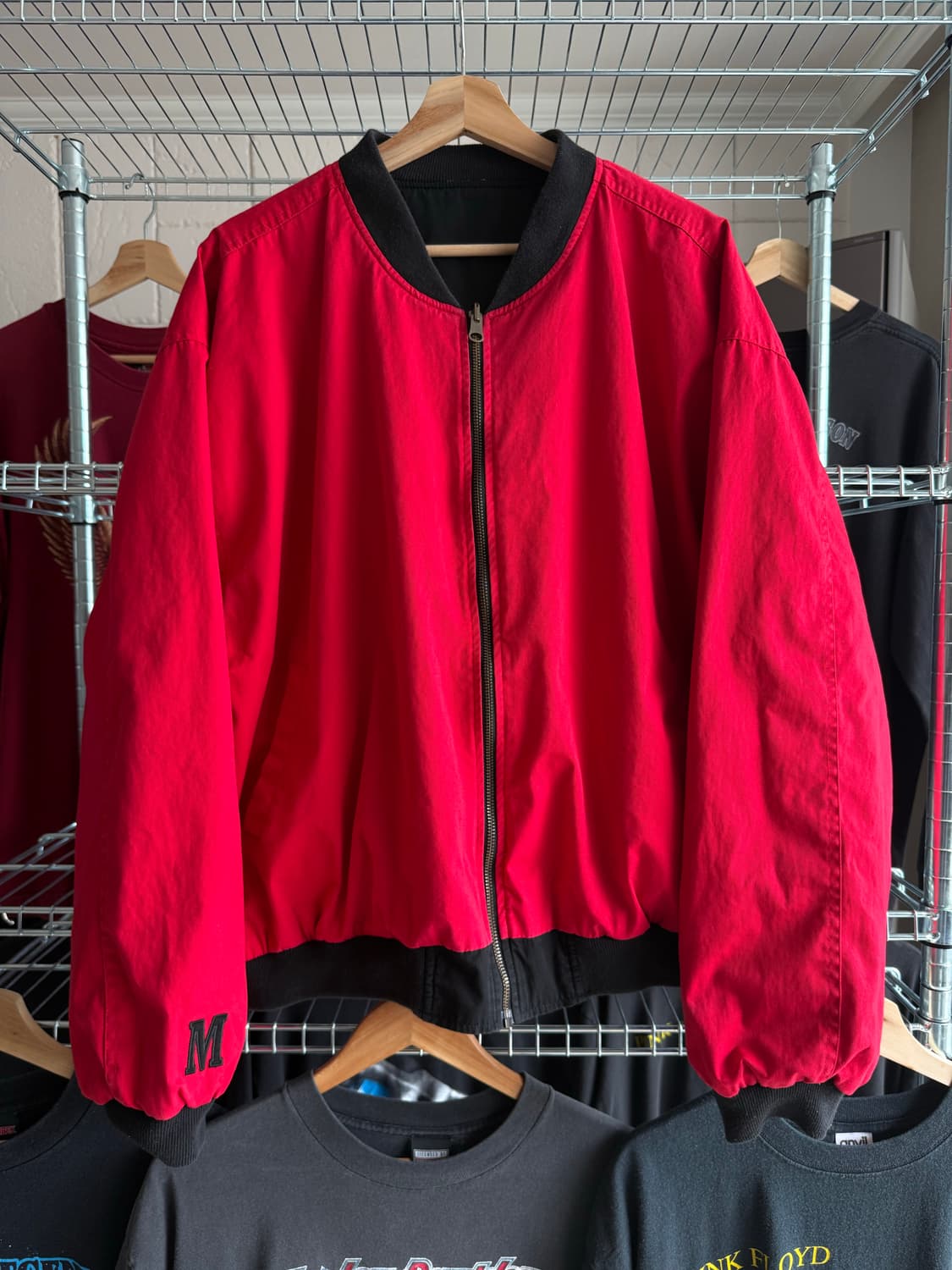 90s Marlboro 리버시블 블루종 상품이미지6