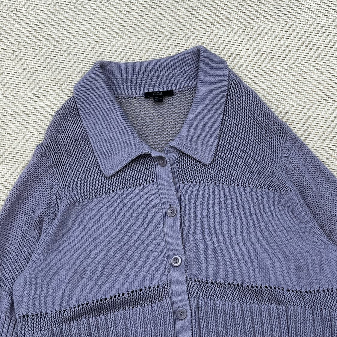 코스 매쉬 패널 가디건 r3517  상품이미지3