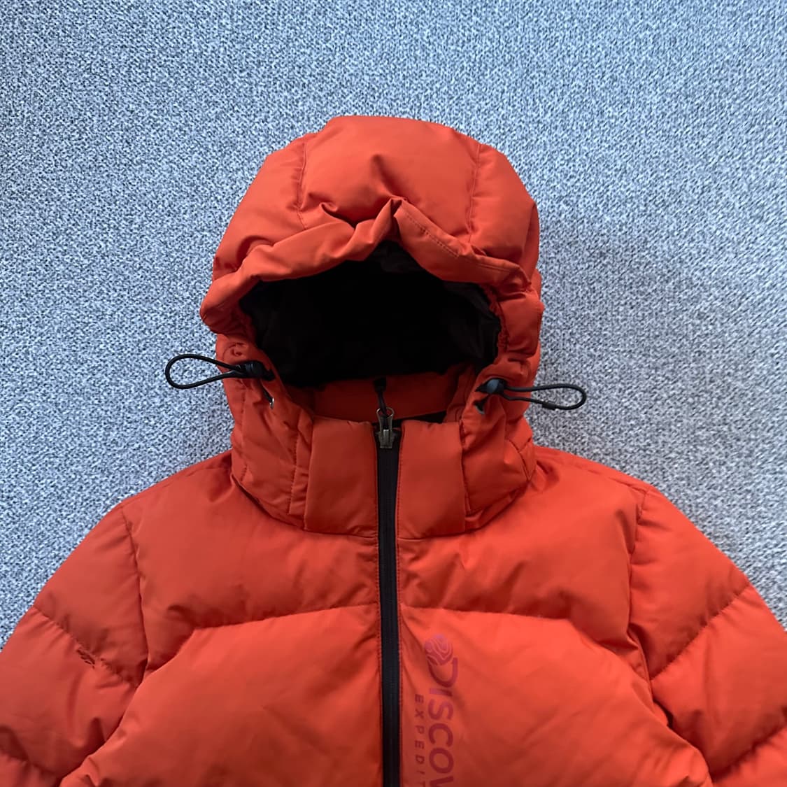 디스커버리 오렌지 패딩 상품이미지2