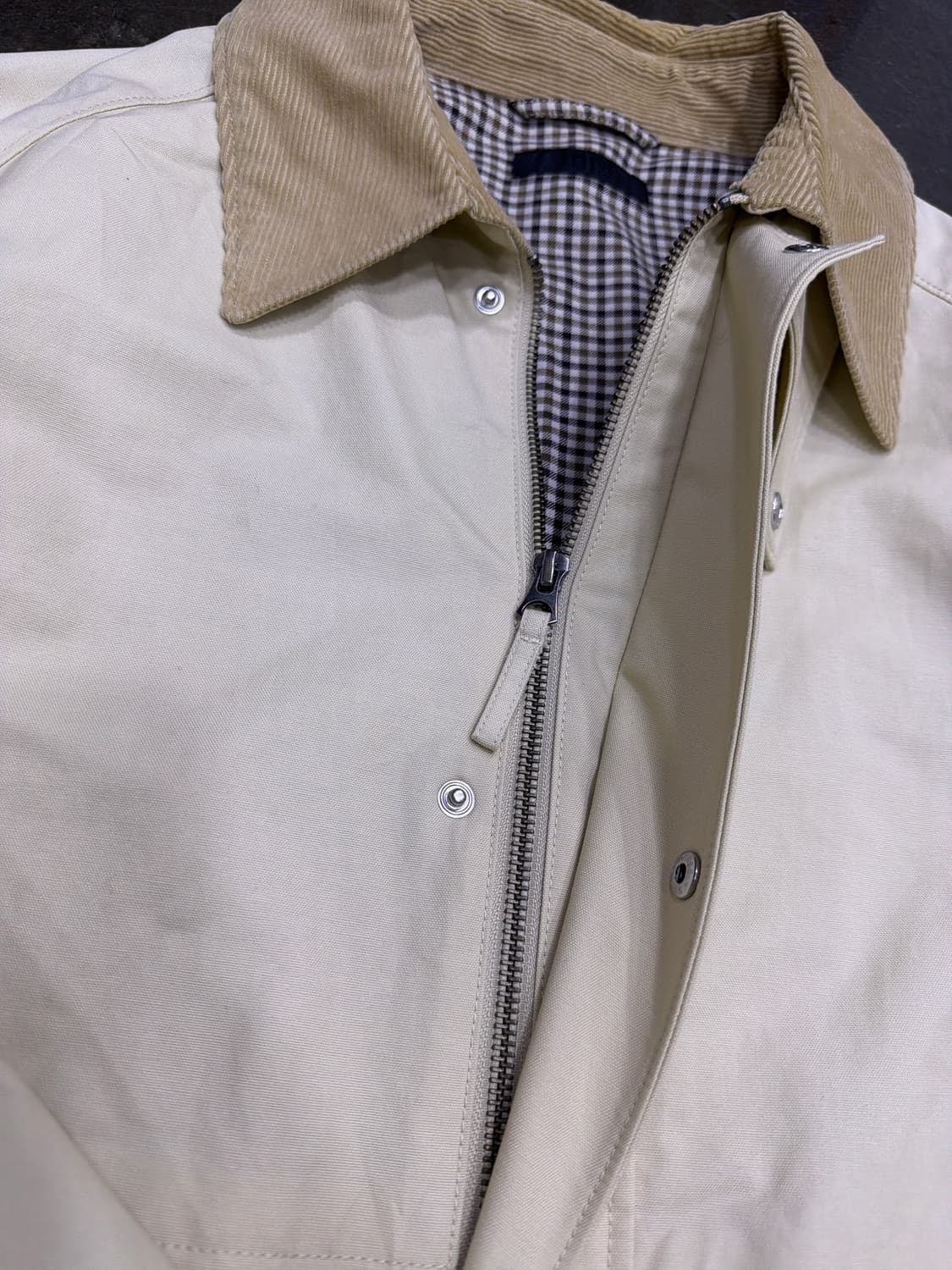 유니클로 쇼츠 유틸리티 블루종 자켓 점퍼 베이지 XL 상품이미지8