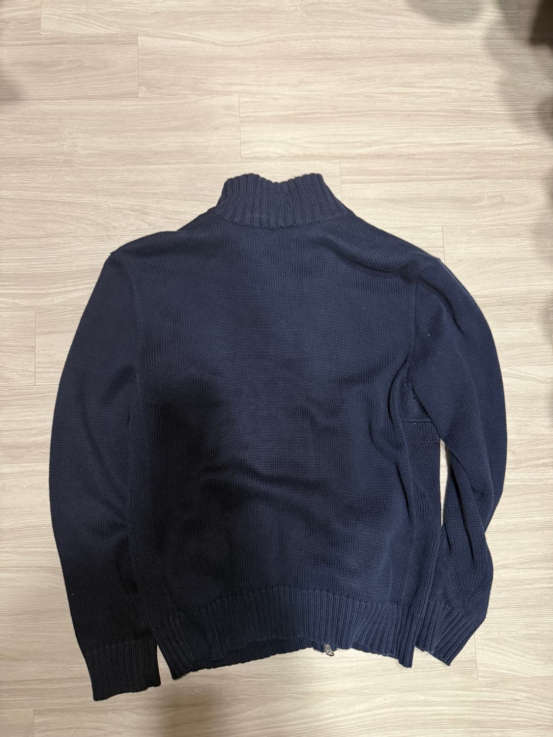 정품 폴로 랄프로렌 네이비 니트 집업 상품이미지3