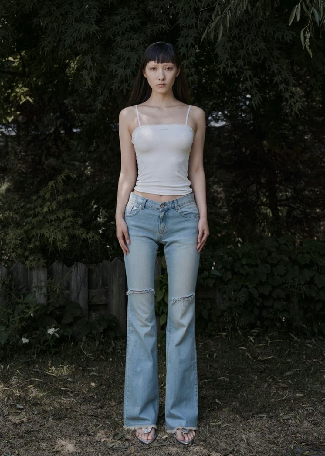 LIGHT BLUE CUTTING JEAN 상품이미지1