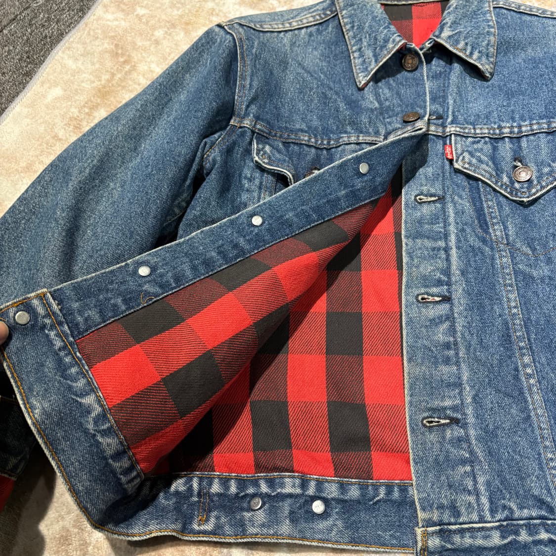 90’s 리바이스 USA 70411 빈티지 데님 트러커자켓 상품이미지7