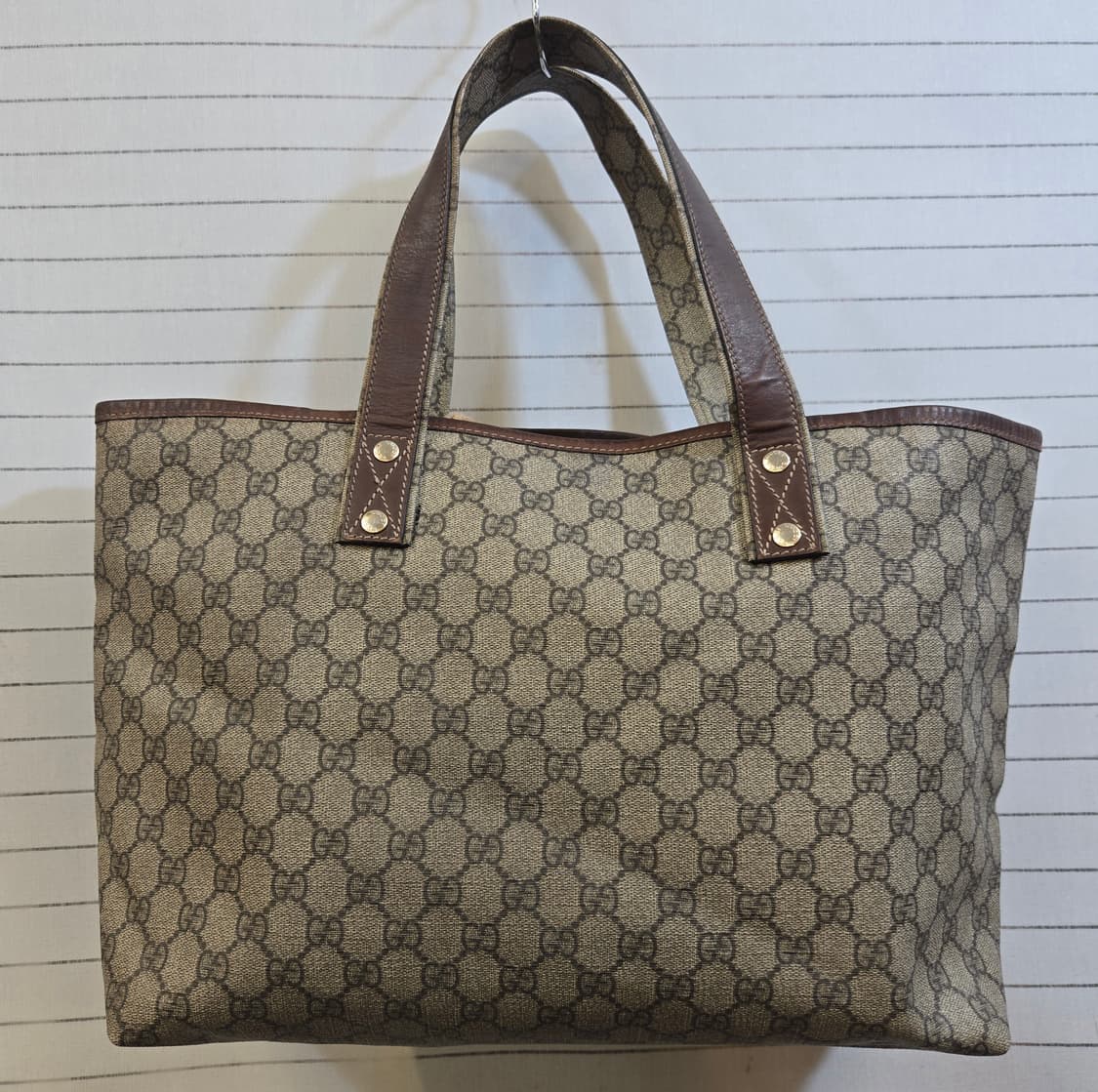 구찌 GG 로고 토트백 브라운 상품이미지10