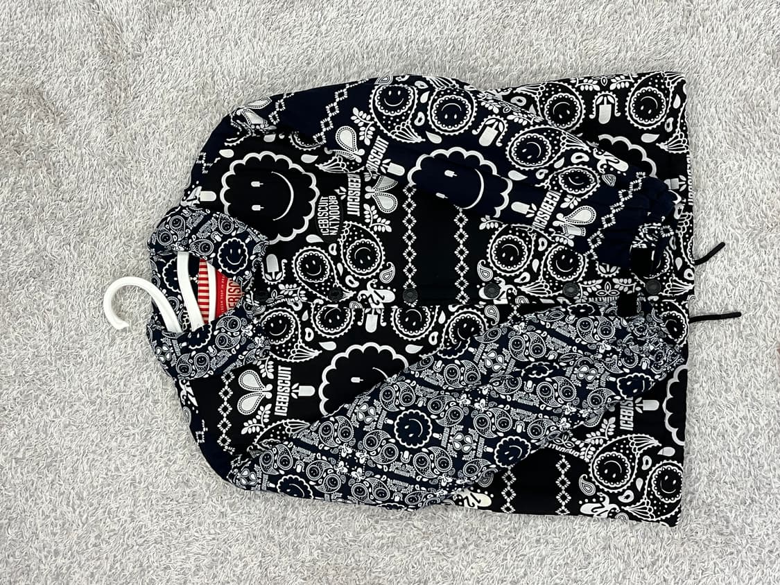 아이스비스킷 스마일페이즐리블랙자켓 상품이미지3