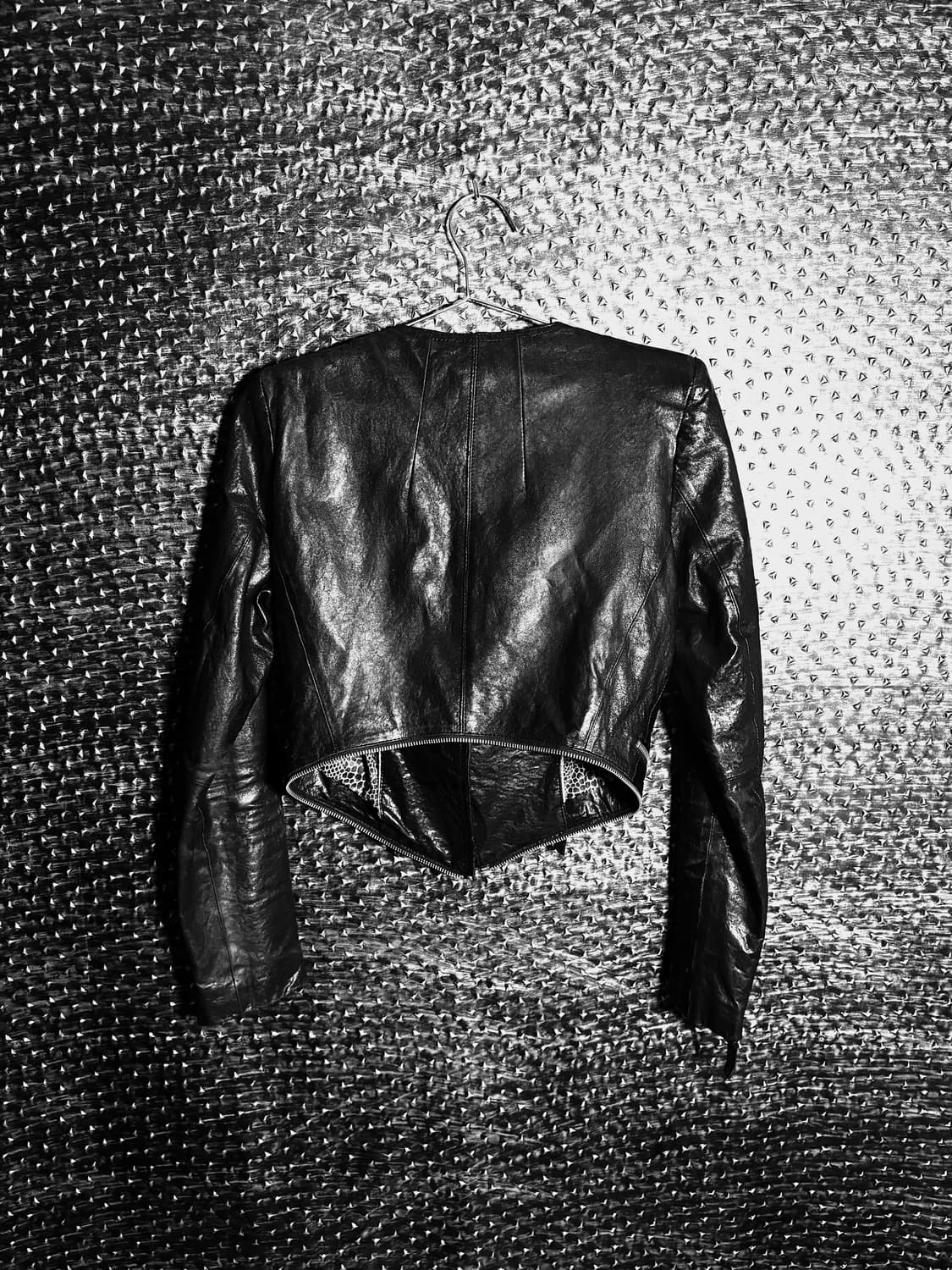 G.ATTIUDE 크롭 라이더자켓 상품이미지3