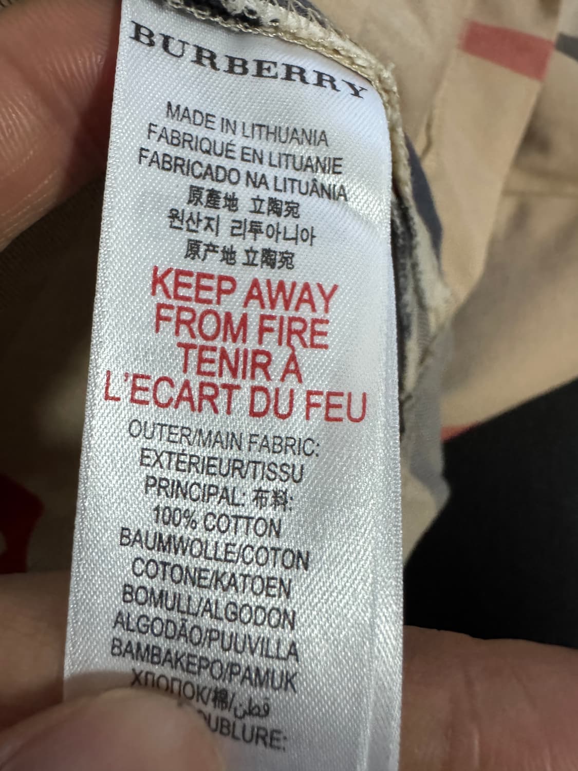 정품!! 여성 버버리 키즈 시그니처 체크 나시 원피스 140 xxs 상품이미지4