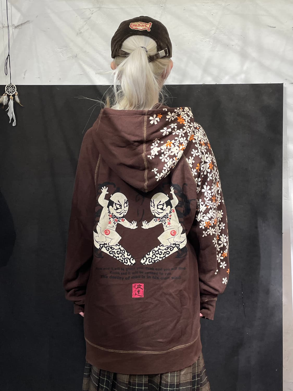 대대장 일본빈티지 오리엔탈 프린팅 스카잔 후드집업 L 상품이미지6