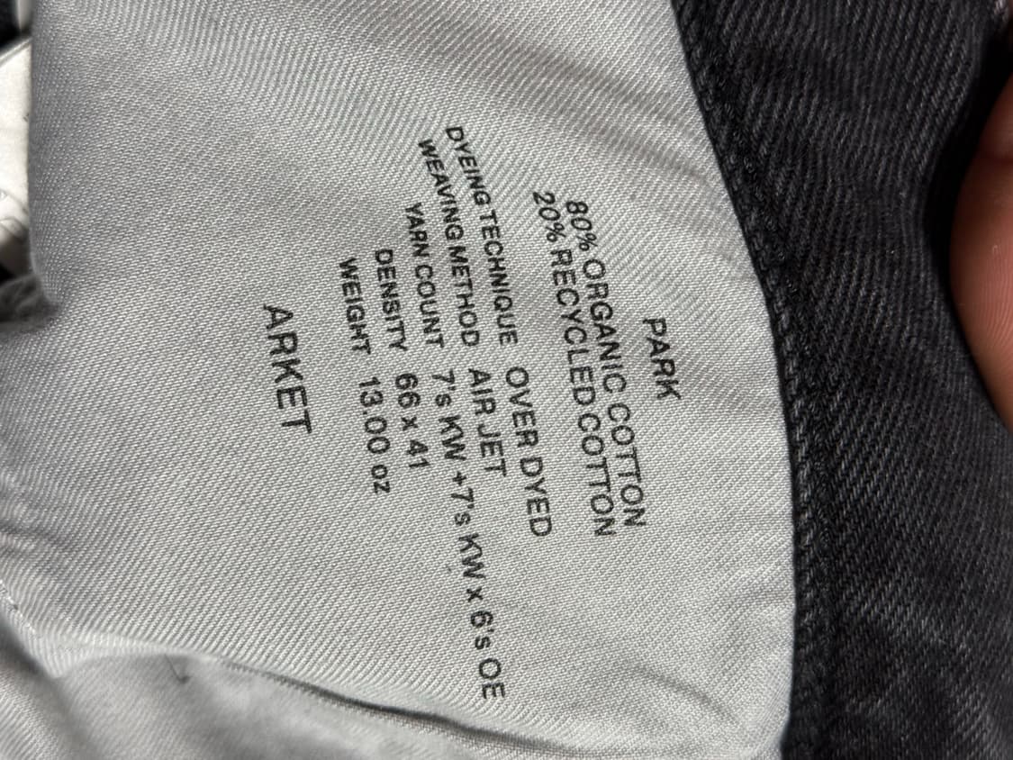 아르켓 블랙 데님 31/30 상품이미지2