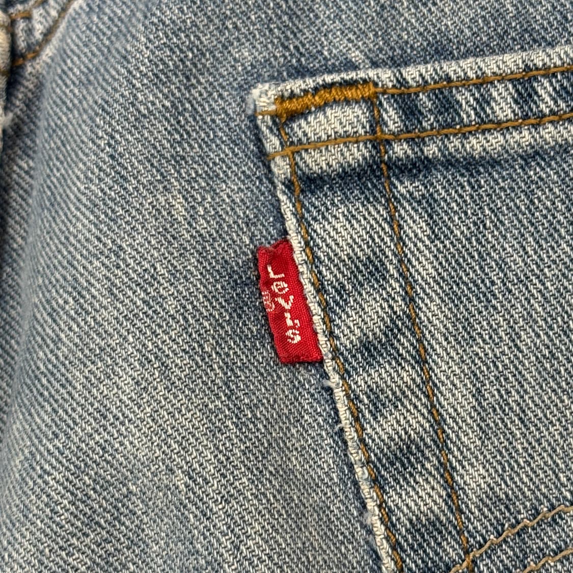 36inch) 리바이스 505 레귤러 핏 데님 청바지 상품이미지4