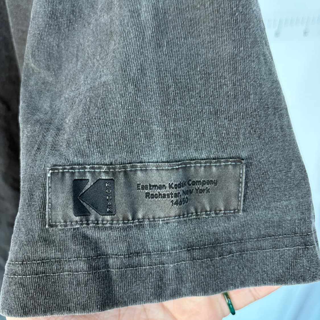 코닥 프린팅 반팔 티셔츠 블랙 상품이미지7