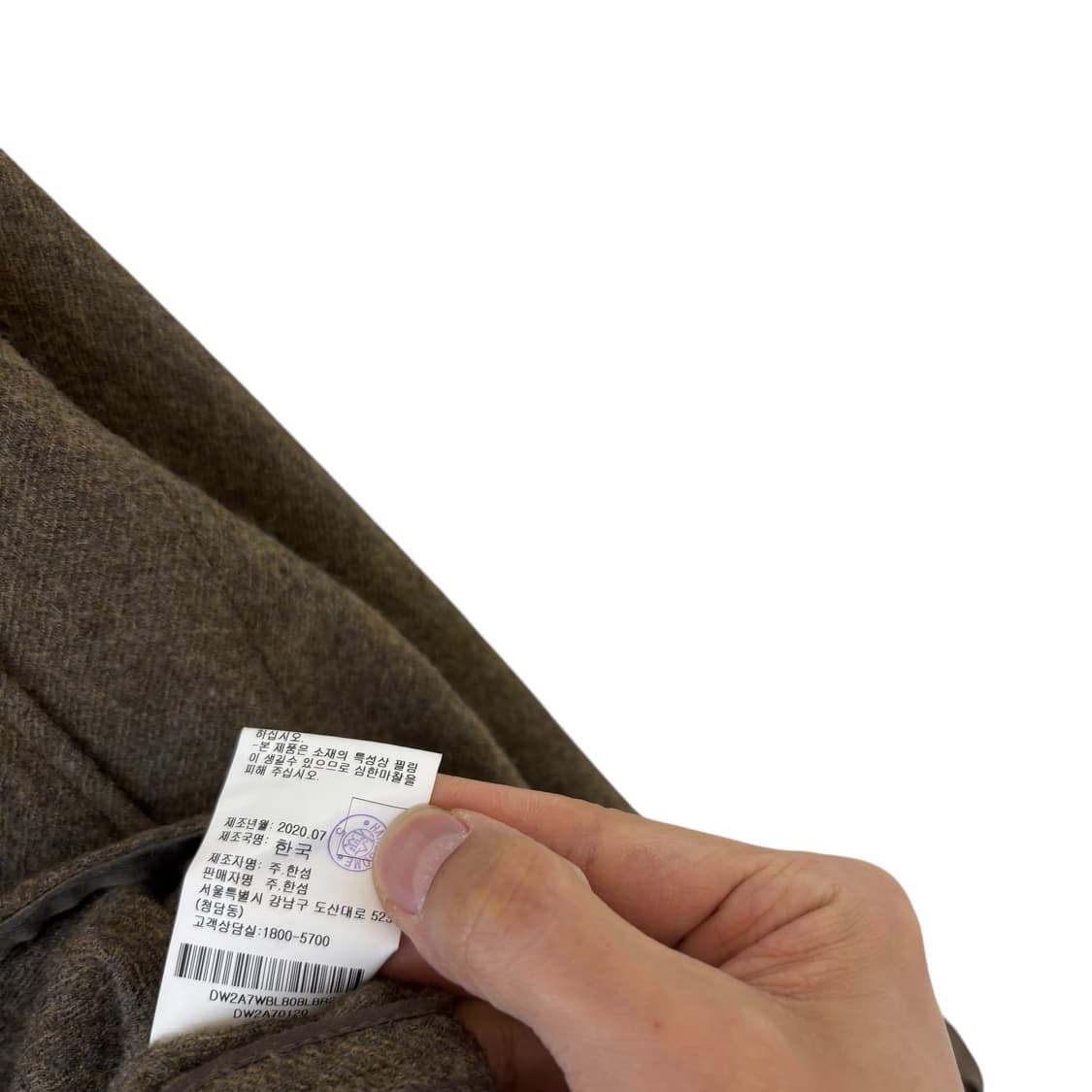 DKNY 오버사이즈 셔츠 자켓 브라운 상품이미지4