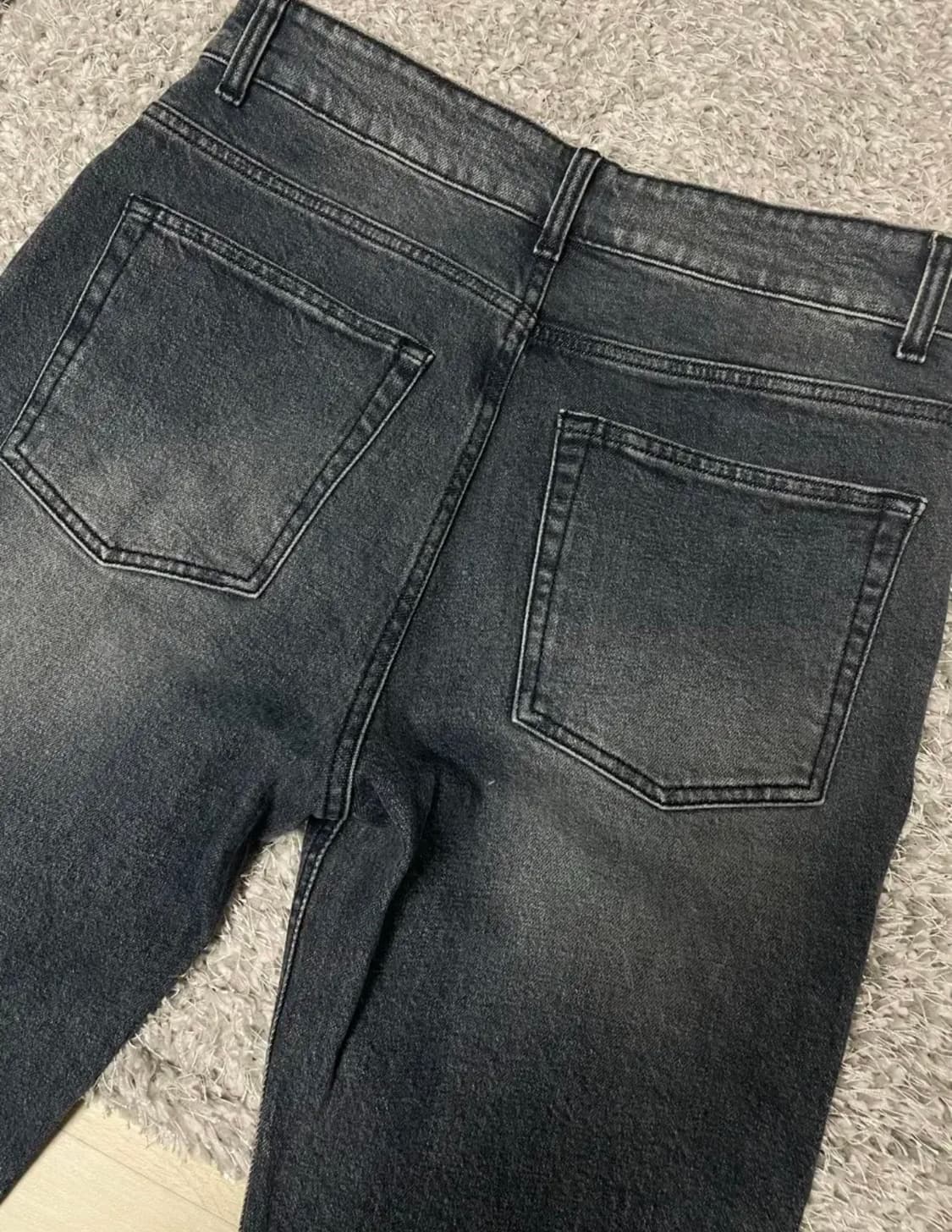 벨리에 플레어 데님팬츠-인디고 상품이미지4