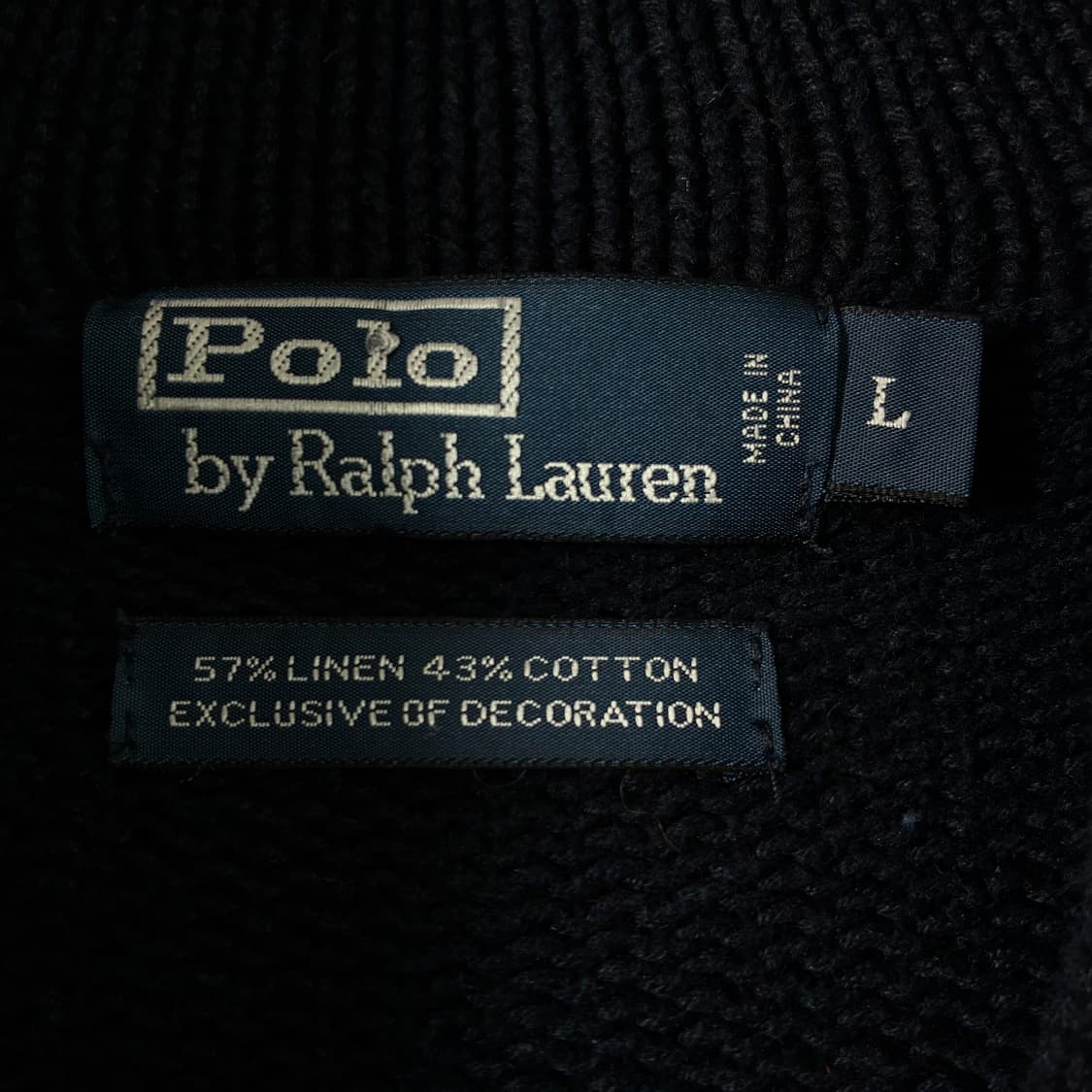 Polo 폴로 랄프로렌 신형 엠브로이드R&L 패치 스웨터 숄카라 가디건 상품이미지5